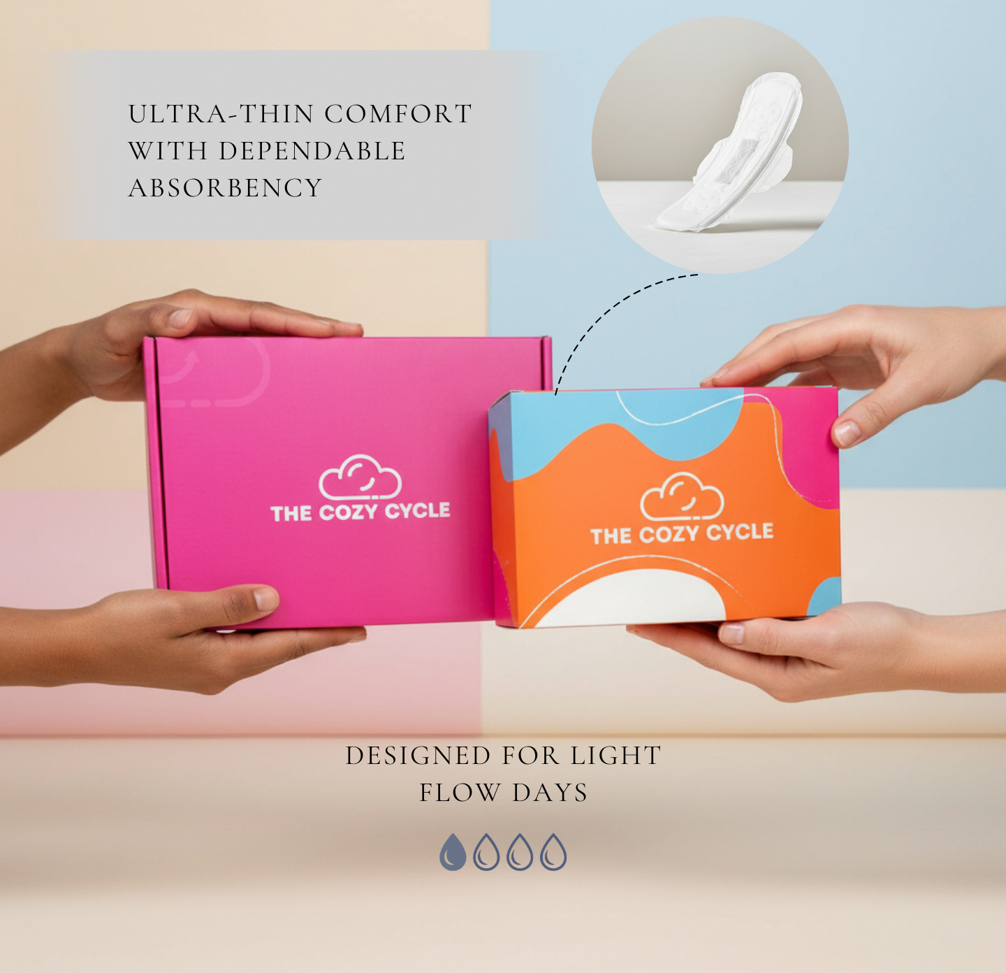 Gentle Period Care for Light Flow Days